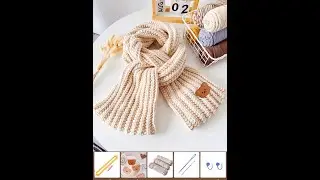 Hướng dẫn đan khăn len cotton love bằng khung loom