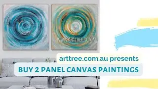 Buy 2 Panel Canvas Painting | Art Panels | Multi Piece Paintings | Arttree.com.au