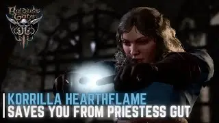 Korrilla Hearthflame Saves You From Priestess Gut - Scene from Baldur's Gate 3 #baldursgate3 #bg3