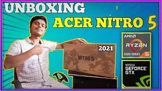 Unboxing Acer Nitro 5 2021 | Ryzen 5 5600H 1650,144hz | Full Review Acer Nitro 5 2021| Console Coder