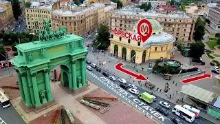 Как добраться от метро Нарвская до корпуса ВШТЭ