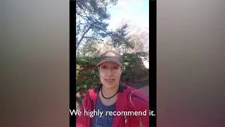 Bea with Porter- WINPRO's 20 Day Mobility Challenge