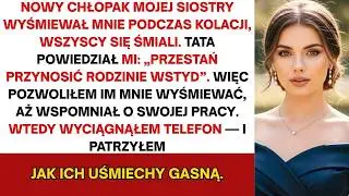 Nowy chłopak mojej siostry wyśmiał mnie na kolacji — wszyscy się śmiali    aż do chwili, gdy ucichli