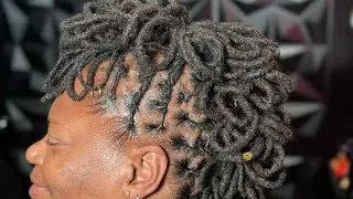 Mini Tutorial- Loc Petal Mohawk