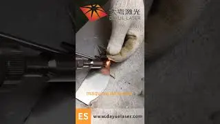 # soldador  # welder  / dayue laser welding machine manual to weld metal / SS&hellip;
