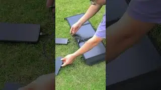 30W Portable Solar Panel: Multi-Device Charging Powerhouse! #solarpanel #camping #outdoors #fishing