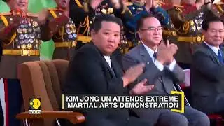 Kim Jong Un attends martial arts demonstration, North Korean army showcases Defence capabilities