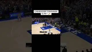CAM BOOZER TOMAHAWK SLAM 🔨🔥 #fyp #fypシ #foryourpage #ncaa #basketball