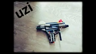 LEGO uzi smg working (shell ejecting)
