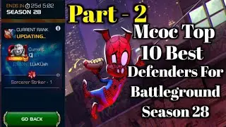 Mcoc Top 10 Best Defenders For Battleground Season 28 | Marvel contest of champions | IshvalanGaming