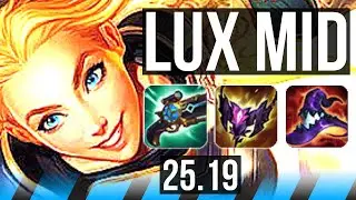 LUX vs AHRI (MID) | Legendary | EUW Grandmaster | 25.19