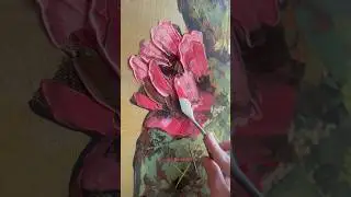 Painting Cactus Blooms #workinprogress #art #artist #painting #shorts #fyp #cactus #drawing #acrylic