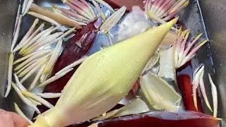 Boil Banana flower recipe| Arunachali style(KHAMPTI)| Boil Recipe