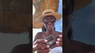Abib .global sunstick protection bar spf50++++ on dark skin #korselfcarerituals #abib