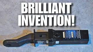 BRILLIANT INVENTION for Towing!  Magnetic Reducer for Hitch Receiver! 2.5