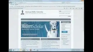 APUS CoI Community Course Login