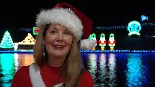 Christmas Lights on The Cane River of Natchitoches Louisiana