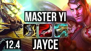 MASTER YI vs JAYCE (TOP) | Penta, 7 solo kills, 1.7M mastery, Legendary | EUW Diamond | 12.4