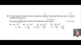 2025 CAIE AS & A level February March Physics Paper 12 Q N 33 (9702/12/F/M/25) by Sajit C Shakya
