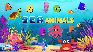 Learn ABC Alphabet with Sea Animals | Ocean Alphabet Song for Toddlers