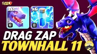 TownHall 11 War Attacks | Best TH11 War Attack Dragons with Giant Arrow Strategies (Clash of Clans) 