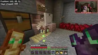Hunting for the Silence armor trim on my friends Minecraft realm