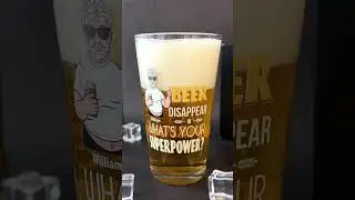Make Beer Disappear | Personalized Beer Glass