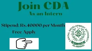 CDA JOBS 2023 | Internship | Free apply | Best opportunity