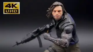 Winter Soldier|Bucky Barnes|White Wolf Statue by Iron Studios (MarveloDAD)