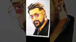 Suriya ❤ Kanguva 🔥 Nadippin Nayakan 🔥 #drawing #art #viralvideo #surya #kanguva #shorts
