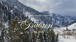 Winter In Trabzon, Turkey ❄️ | Cozy Travel Vlog, Snowmen & Mountains!