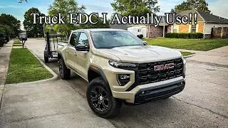 Truck EDC &mdash; всё, что я храню в своём GMC Canyon 2024 года