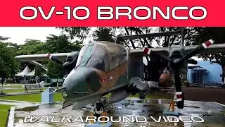 North American Rockwell OV-10 Bronco Indonesian Air Force TNI AU, Walkaround #indonesia #military