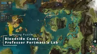 [Guild Wars 2] Jumping Puzzle Guide: Bloodtide Coast  - Professor Portmatt's Lab