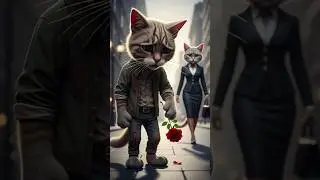 A poor cat was rejected from everywhere!🥹 #aicat #cat #catshorts #viral