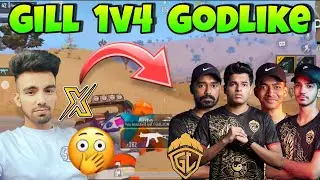 Gill 1v4 Godlike | Team x spark Highlights Today | TX