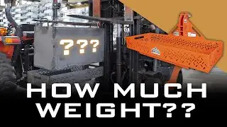 Adjustable Receiver Hitch Basket Weight Test