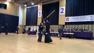 Chris Nguyen (UOW) vs Taketoshi Miyamoto (REN B/TOR) Teams Jiho - JCCC Senior Kendo Tournament 2022