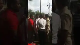 Babul Supriya is arguing with Purulia DM