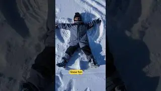 snow fun😊 #dailyvlog #viral #snow #familyvlog #youtube #winter #canada #shortfeed #minivlog #fun