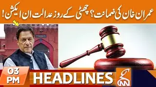Court In Action Over Imran Khan Bail Petition | News Headlines | 03 PM | 3 September 2023 | GNN