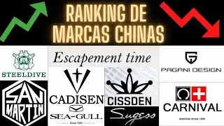 ANTES de COMPRAR un reloj CHINO... debes ver este video (MI RANKING de marcas CHINAS)
