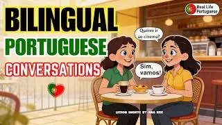 Bilingual Portuguese Conversation for Beginners.15 Basic Portuguese Sentences. #pt #learnportuguese