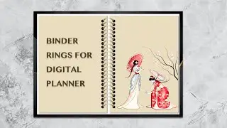 ✅ How to create Binder Rings for digital planners! (Using Figma)