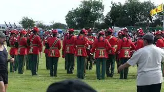Royal Army of Oman Pipe Band, Bridge of Allan Highland Games, 2025.
