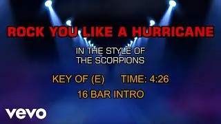Scorpions - Rock You Like A Hurricane (Karaoke)