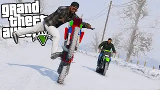 HA FUNZIONATO! RAPINA e FUGA in MOTOSLITTA! - GTA 5 MOD VITA DA GANGTER (7) #21