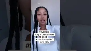 #rubirose performing live June 13th 2024 #apollotheater #ticketmaster #musicevent #concert