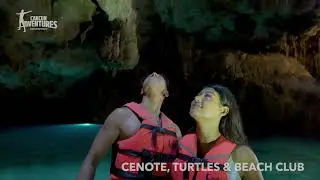 Cenote, Turtles & Beach Club by Cancun Adventures
