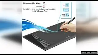 Graphics Drawing Tablets, UGEE M708 10 x 6 inch Large Active Area Review